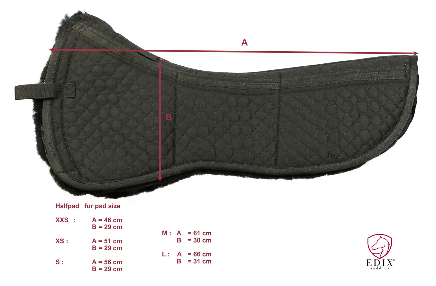 EDIX Merino Wool 8 pocket half pad